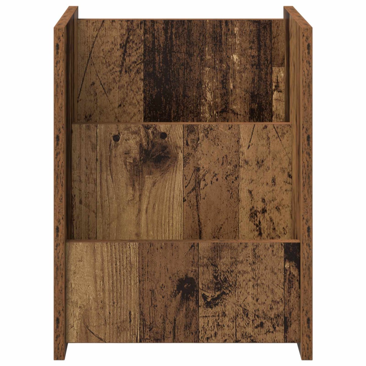 vidaXL Ράφι Περιοδικών Παλιό ξύλο 35 x 35 x 45 εκ Επεξεργασμένο Ξύλο