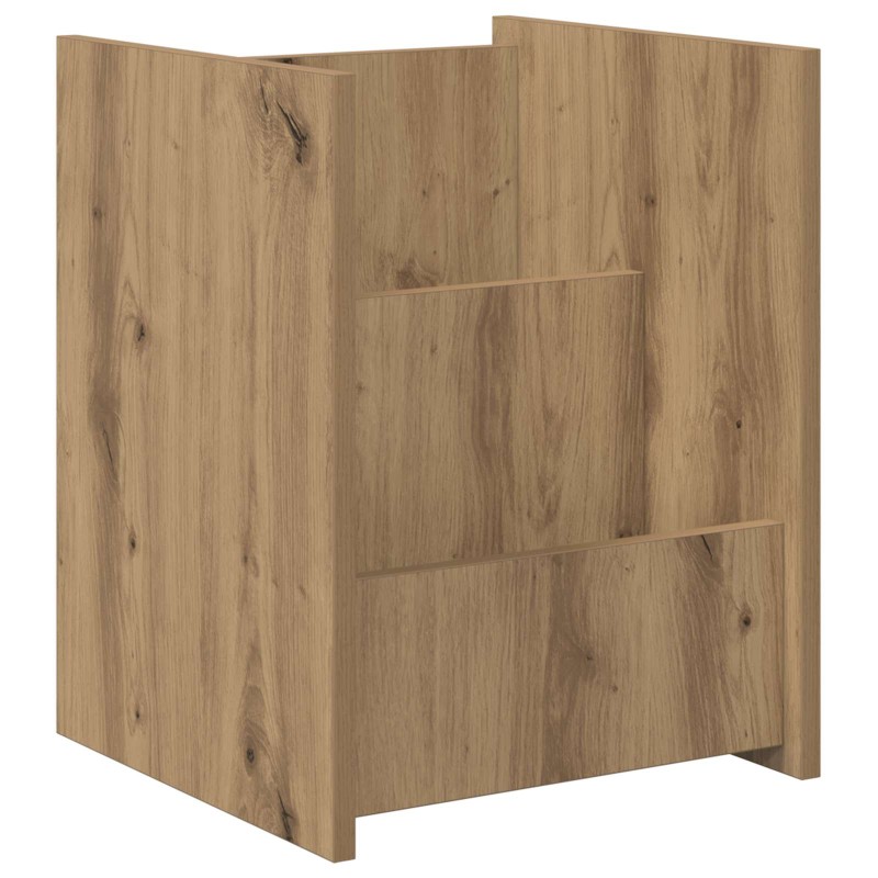 vidaXL Ράφι Περιοδικών Artisan Oak 35 x 35 x 45 εκ Επεξεργασμένο Ξύλο