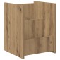 vidaXL Ράφι Περιοδικών Artisan Oak 35 x 35 x 45 εκ Επεξεργασμένο Ξύλο