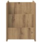 vidaXL Ράφι Περιοδικών Artisan Oak 35 x 35 x 45 εκ Επεξεργασμένο Ξύλο