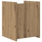 vidaXL Ράφι Περιοδικών Artisan Oak 35 x 35 x 45 εκ Επεξεργασμένο Ξύλο