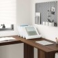 vidaXL Ράφι Περιοδικών Λευκό 53 x 40 x 28,5 εκ Επεξεργασμένο Ξύλο