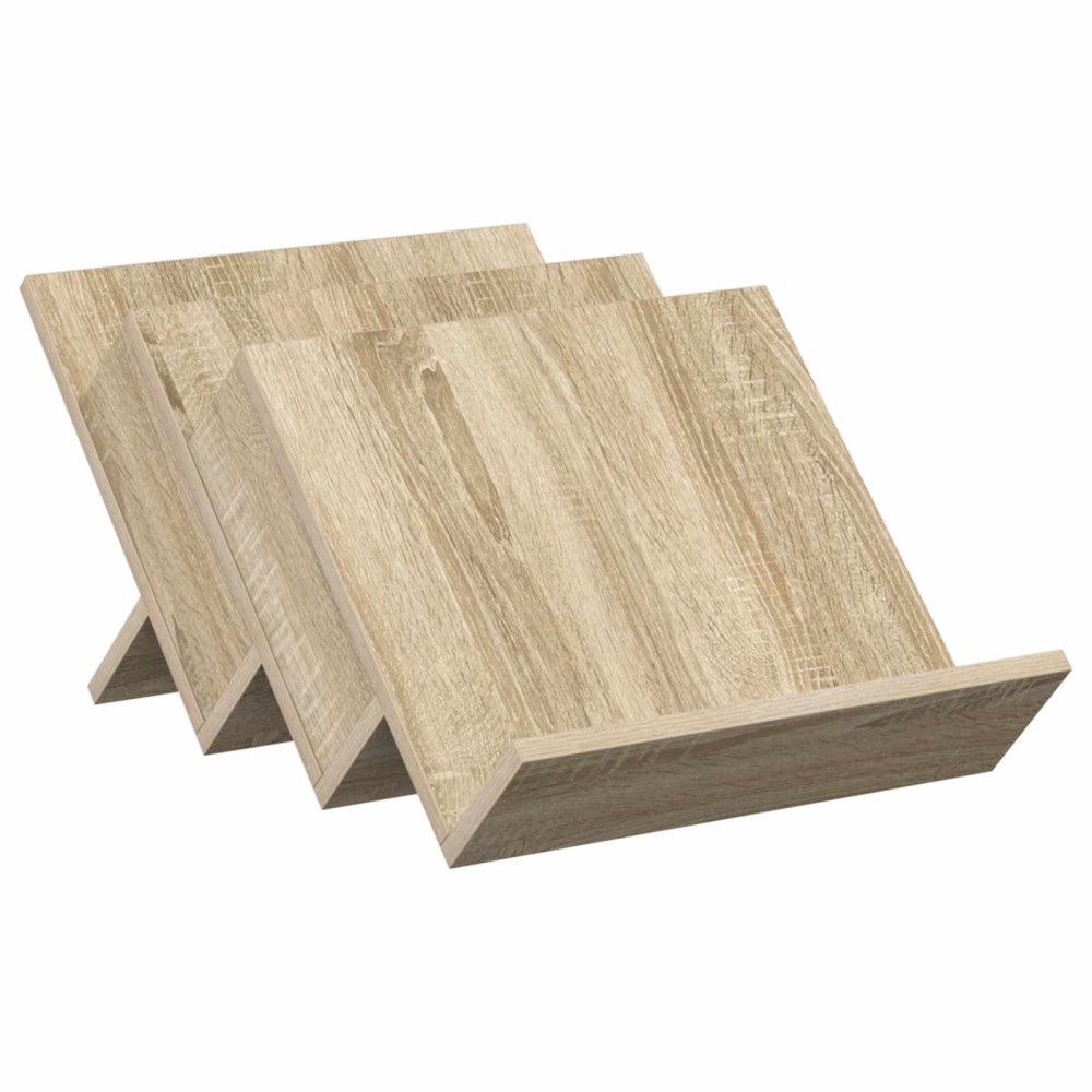 vidaXL Ράφι Περιοδικών με ράφι Δρύς Sonoma 53 x 40 x 28,5 εκ