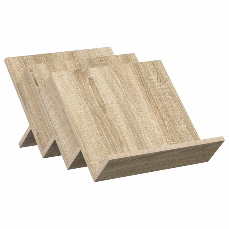 vidaXL Ράφι Περιοδικών με ράφι Δρύς Sonoma 53 x 40 x 28,5 εκ