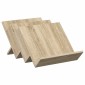 vidaXL Ράφι Περιοδικών με ράφι Δρύς Sonoma 53 x 40 x 28,5 εκ