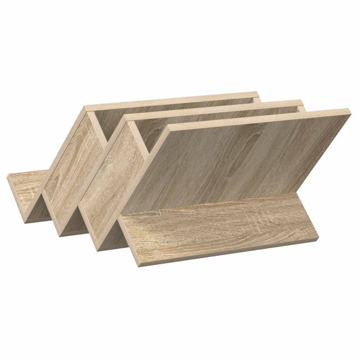 vidaXL Ράφι Περιοδικών με ράφι Δρύς Sonoma 53 x 40 x 28,5 εκ