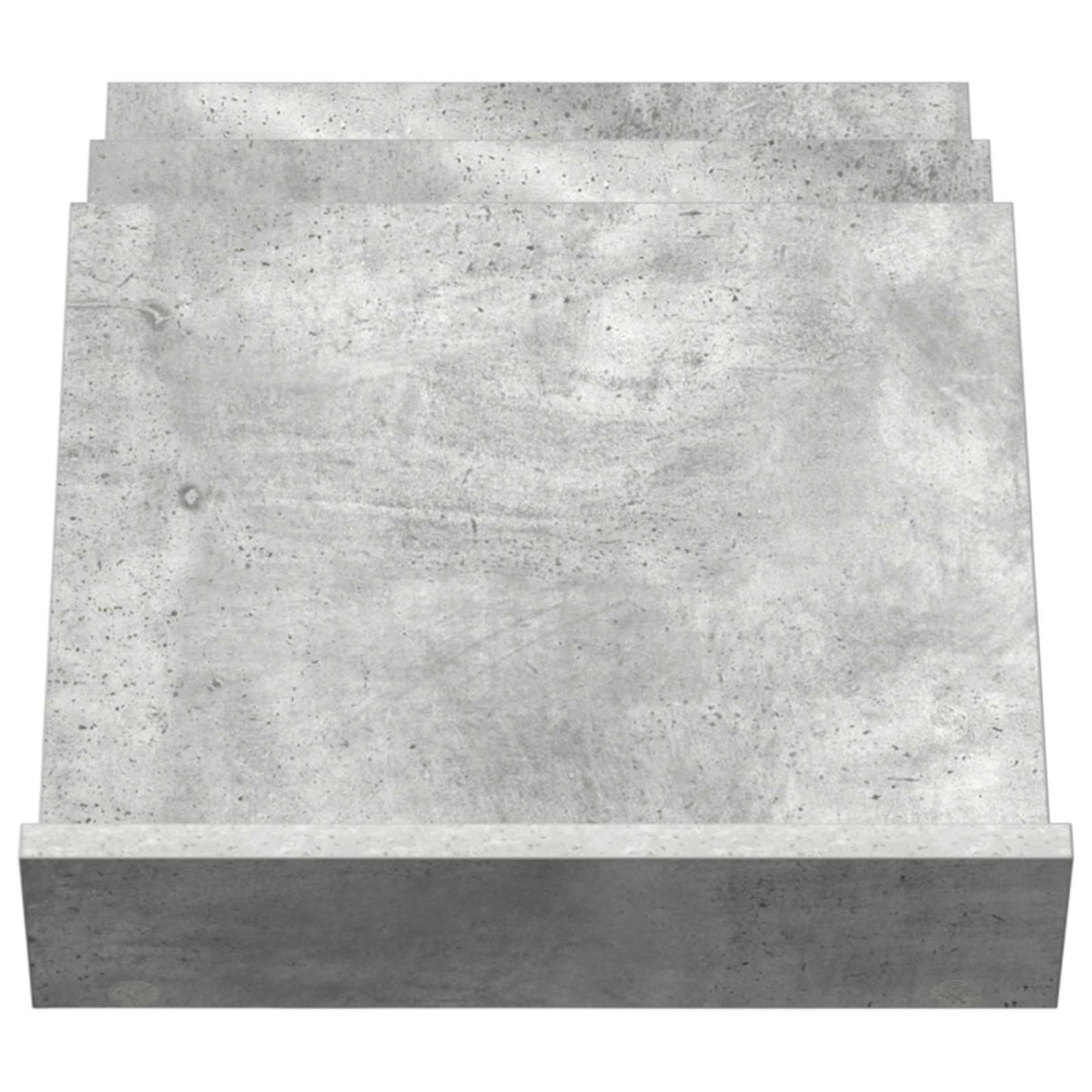 vidaXL Ράφι Περιοδικών με ράφι Γκρι Μπετόν 53 x 40 x 28,5 εκ