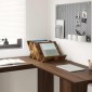 vidaXL Ράφι Περιοδικών με ράφι Καπνιστό Δρύς 53 x 40 x 28,5 εκ