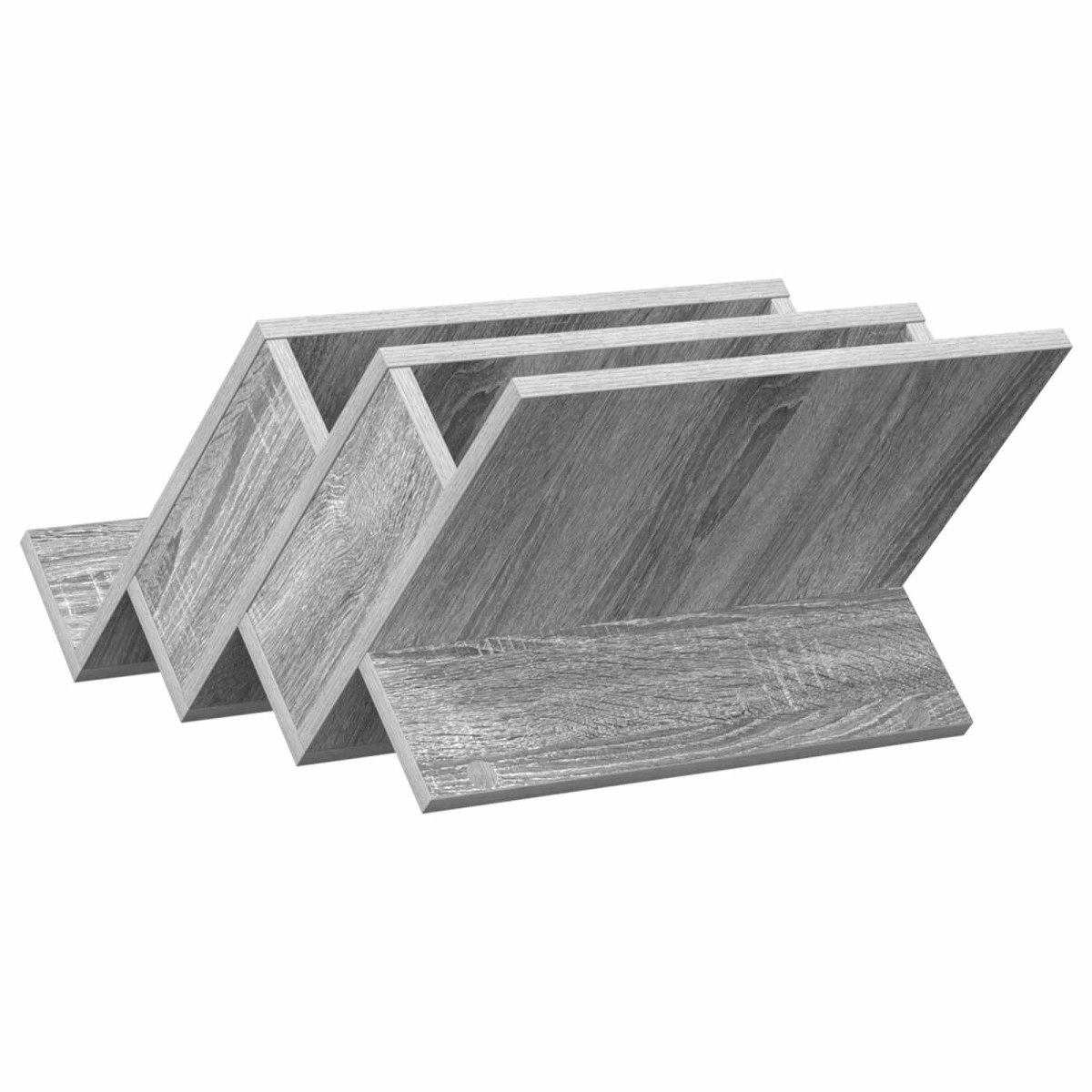 vidaXL Ράφι Περιοδικών με ράφι Γκρίζο Σονομα 53 x 40 x 28,5 εκ