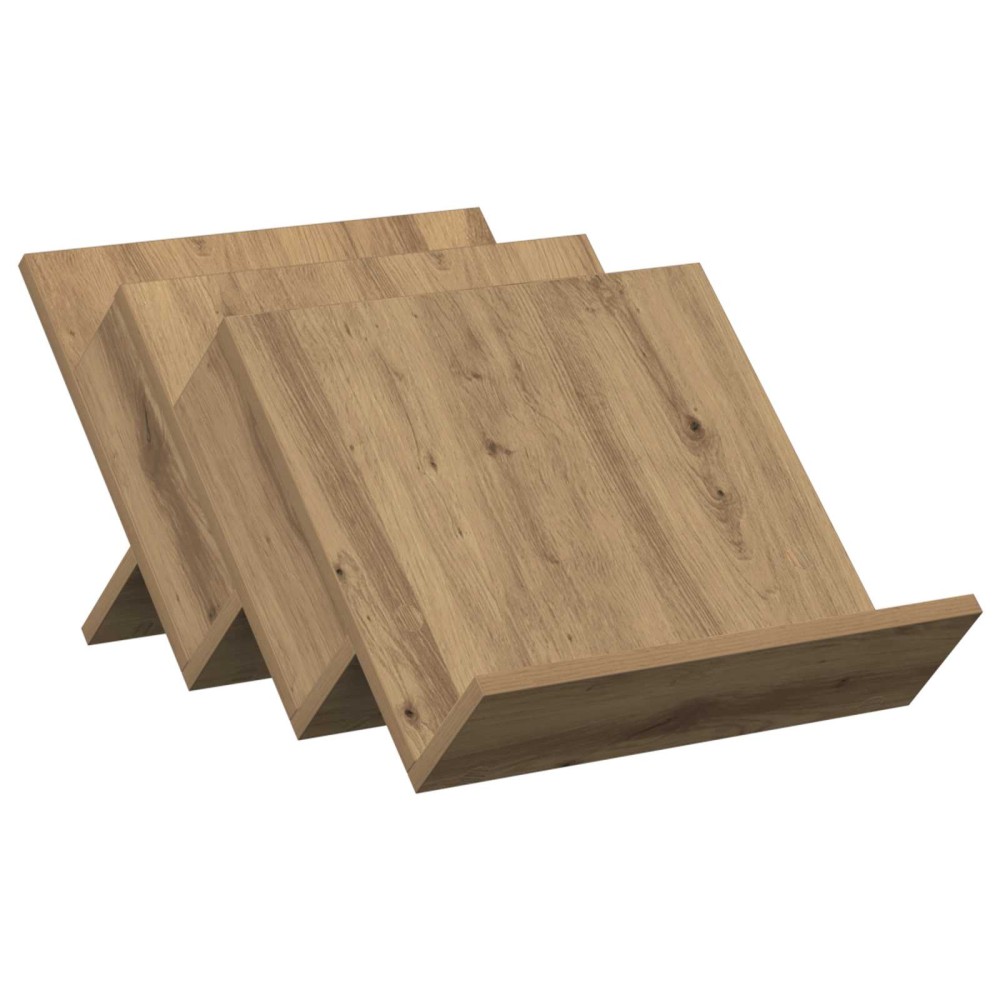 vidaXL Ράφι Περιοδικών με ράφι Artisan Oak 53 x 40 x 28,5 εκ