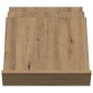 vidaXL Ράφι Περιοδικών με ράφι Artisan Oak 53 x 40 x 28,5 εκ