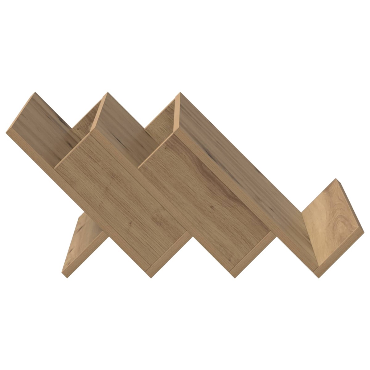 vidaXL Ράφι Περιοδικών με ράφι Artisan Oak 53 x 40 x 28,5 εκ