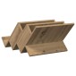 vidaXL Ράφι Περιοδικών με ράφι Artisan Oak 53 x 40 x 28,5 εκ