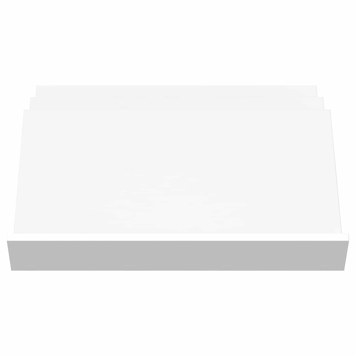 vidaXL Ράφι Περιοδικών Λευκό 65 x 53 x 28,5 εκ Επεξεργασμένο Ξύλο