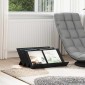 vidaXL Ράφι Περιοδικών Μαύρη Οξυά 65 x 53 x 28,5 εκ Επεξεργασμένο Ξύλο