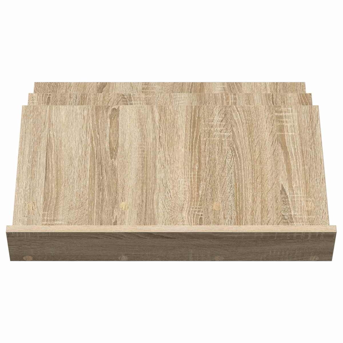 vidaXL Ράφι Περιοδικών με ράφι Δρύς Sonoma 65 x 53 x 28,5 εκ