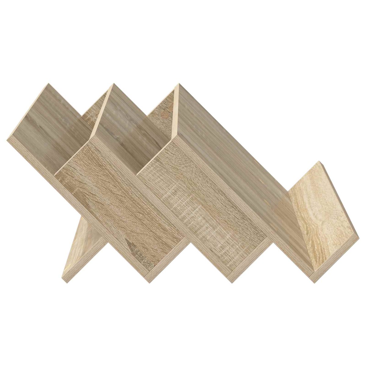 vidaXL Ράφι Περιοδικών με ράφι Δρύς Sonoma 65 x 53 x 28,5 εκ