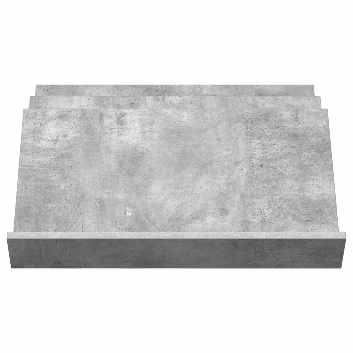 vidaXL Ράφι Περιοδικών με ράφι Γκρι Μπετόν 65 x 53 x 28,5 εκ