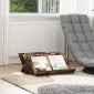 vidaXL Ράφι Περιοδικών με ράφι Καπνιστό Δρύς 65 x 53 x 28,5 εκ