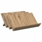 vidaXL Ράφι Περιοδικών με ράφι Artisan Oak 65 x 53 x 28,5 εκ