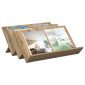 vidaXL Ράφι Περιοδικών με ράφι Artisan Oak 65 x 53 x 28,5 εκ