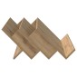 vidaXL Ράφι Περιοδικών με ράφι Artisan Oak 65 x 53 x 28,5 εκ