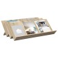 vidaXL Ράφι Περιοδικών με ράφι Δρύς Sonoma 90 x 53 x 28,5 εκ