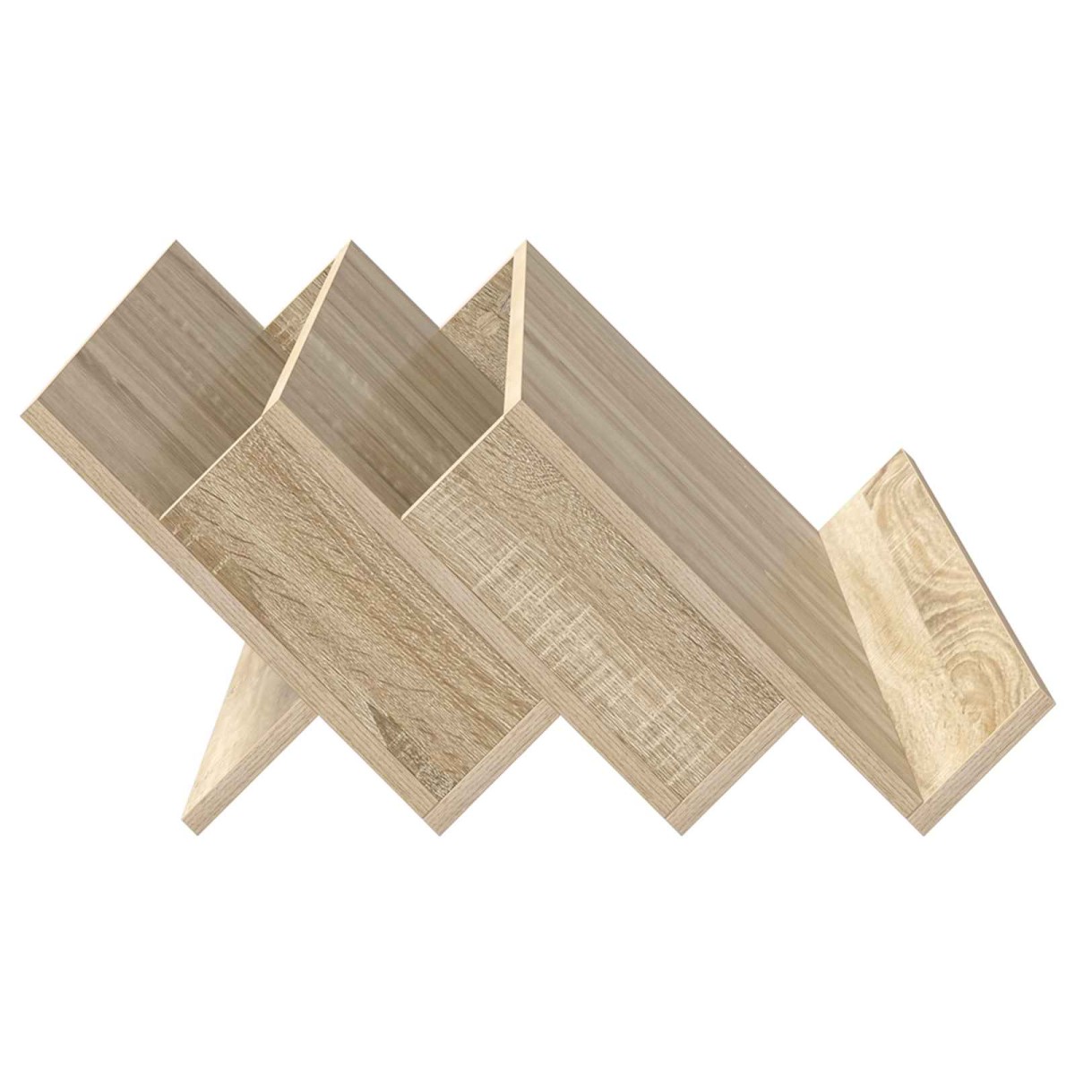 vidaXL Ράφι Περιοδικών με ράφι Δρύς Sonoma 90 x 53 x 28,5 εκ