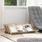 vidaXL Ράφι Περιοδικών με ράφι Δρύς Sonoma 90 x 53 x 28,5 εκ