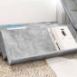 vidaXL Ράφι Περιοδικών με ράφι Γκρι Μπετόν 90 x 53 x 28,5 εκ