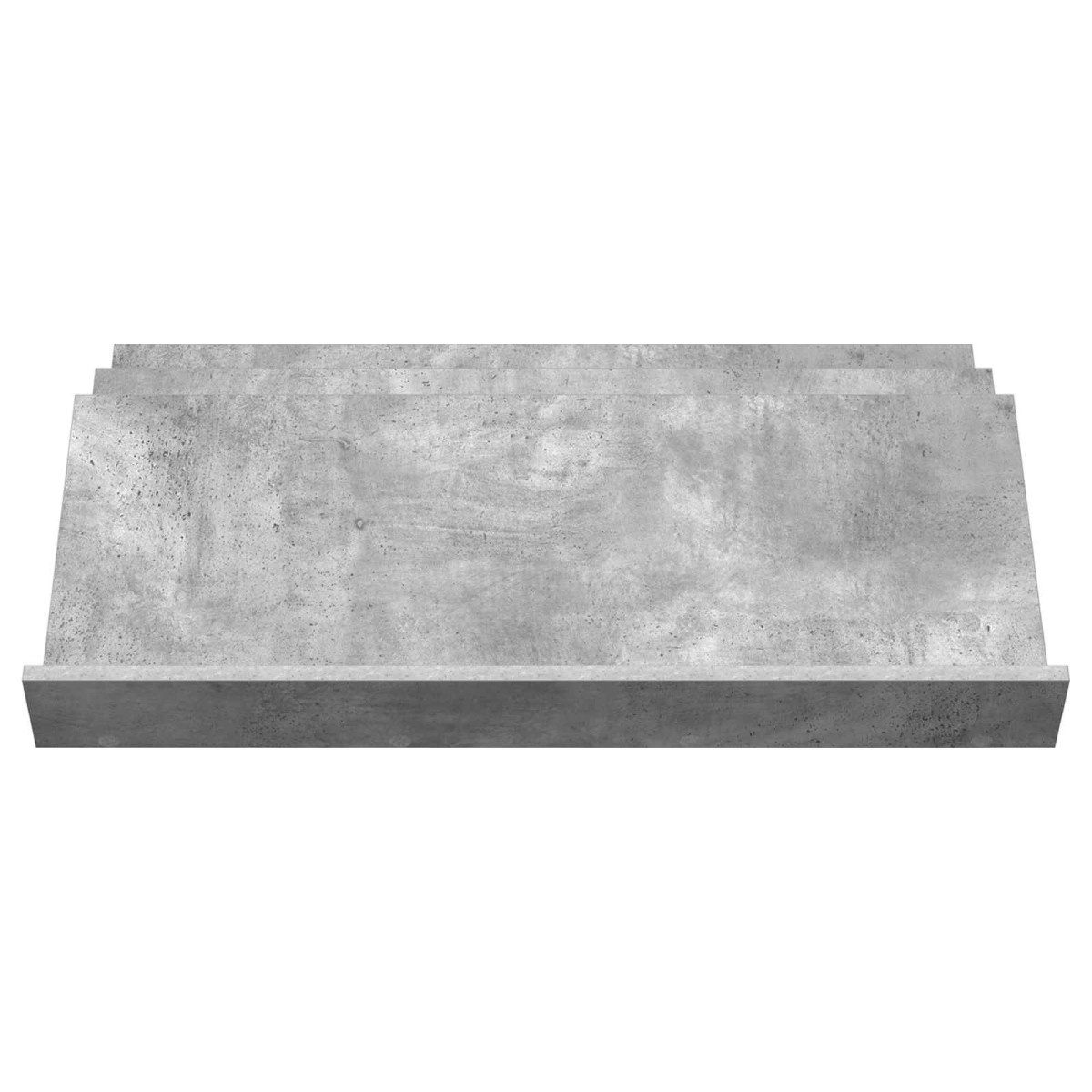 vidaXL Ράφι Περιοδικών με ράφι Γκρι Μπετόν 90 x 53 x 28,5 εκ