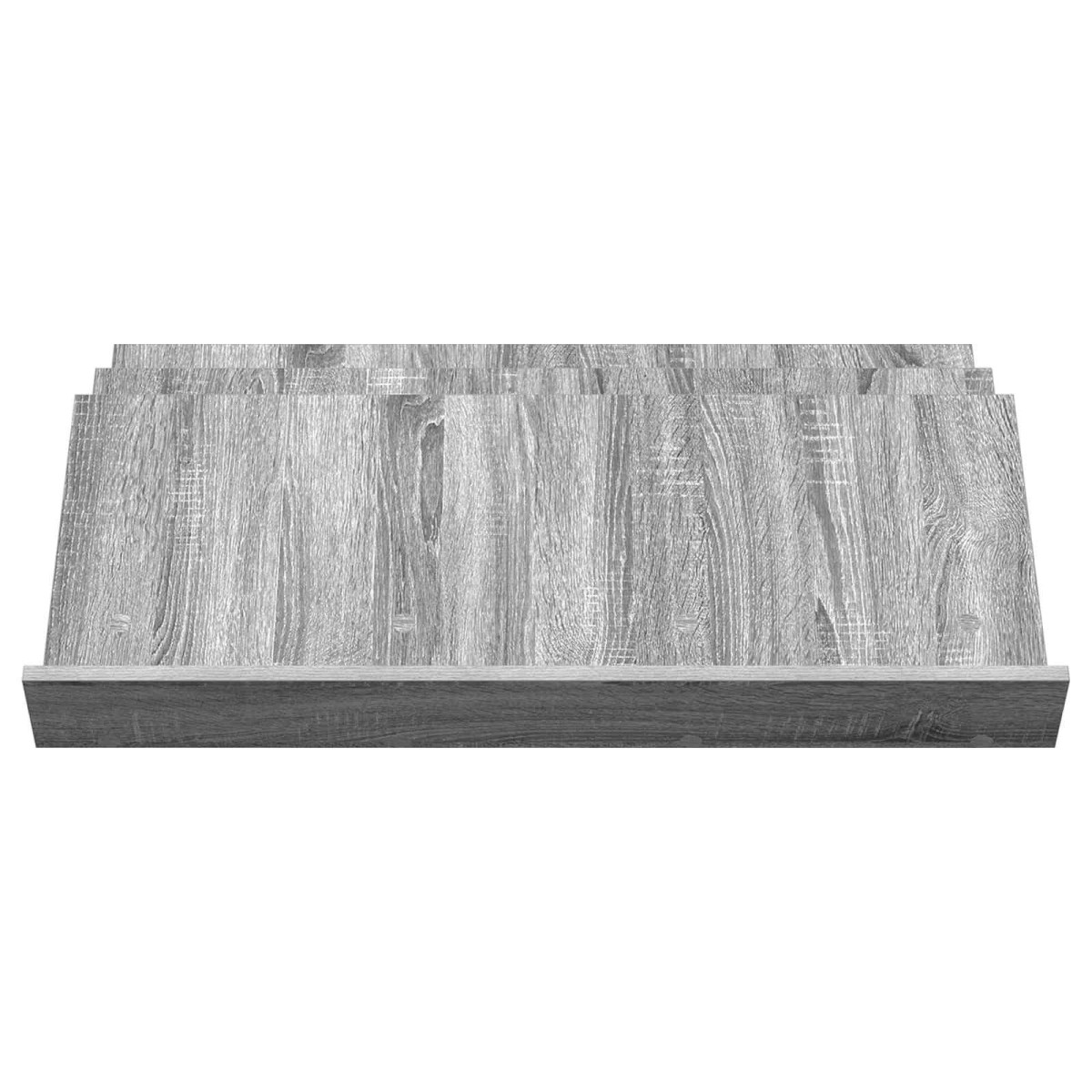 vidaXL Ράφι Περιοδικών με ράφι Γκρίζο Σονομα 90 x 53 x 28,5 εκ