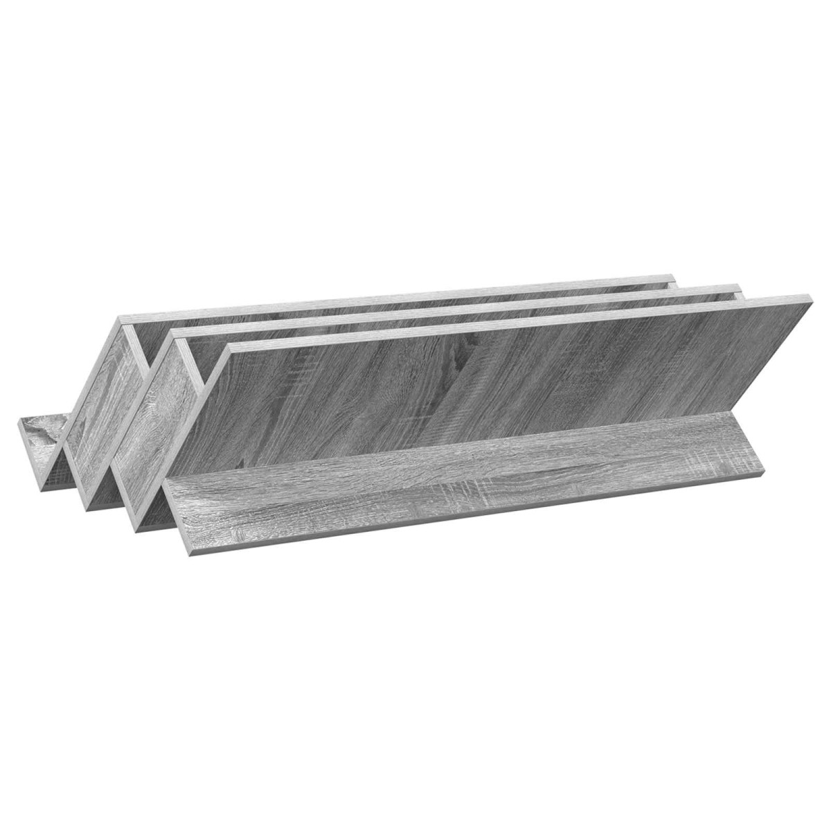 vidaXL Ράφι Περιοδικών με ράφι Γκρίζο Σονομα 90 x 53 x 28,5 εκ