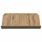 vidaXL Ράφι Περιοδικών με ράφι Artisan Oak 90 x 53 x 28,5 εκ