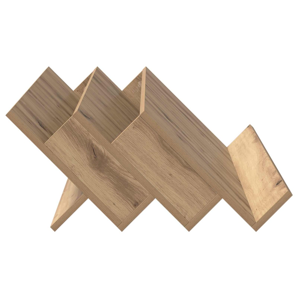 vidaXL Ράφι Περιοδικών με ράφι Artisan Oak 90 x 53 x 28,5 εκ