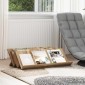vidaXL Ράφι Περιοδικών με ράφι Artisan Oak 90 x 53 x 28,5 εκ