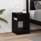 vidaXL End Table Μαύρη Οξυά 30,5 x 30 x 45 εκ Επεξεργασμένο Ξύλο