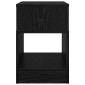 vidaXL End Table Μαύρη Οξυά 30,5 x 30 x 45 εκ Επεξεργασμένο Ξύλο