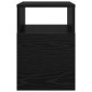 vidaXL End Table Μαύρη Οξυά 30,5 x 30 x 45 εκ Επεξεργασμένο Ξύλο
