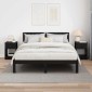 vidaXL End Table 2 τμχ. Μαύρη Οξυά 30,5 x 30 x 45 εκ