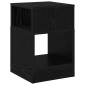 vidaXL End Table 2 τμχ. Μαύρη Οξυά 30,5 x 30 x 45 εκ