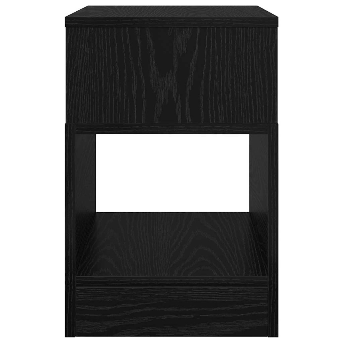 vidaXL End Table 2 τμχ. Μαύρη Οξυά 30,5 x 30 x 45 εκ