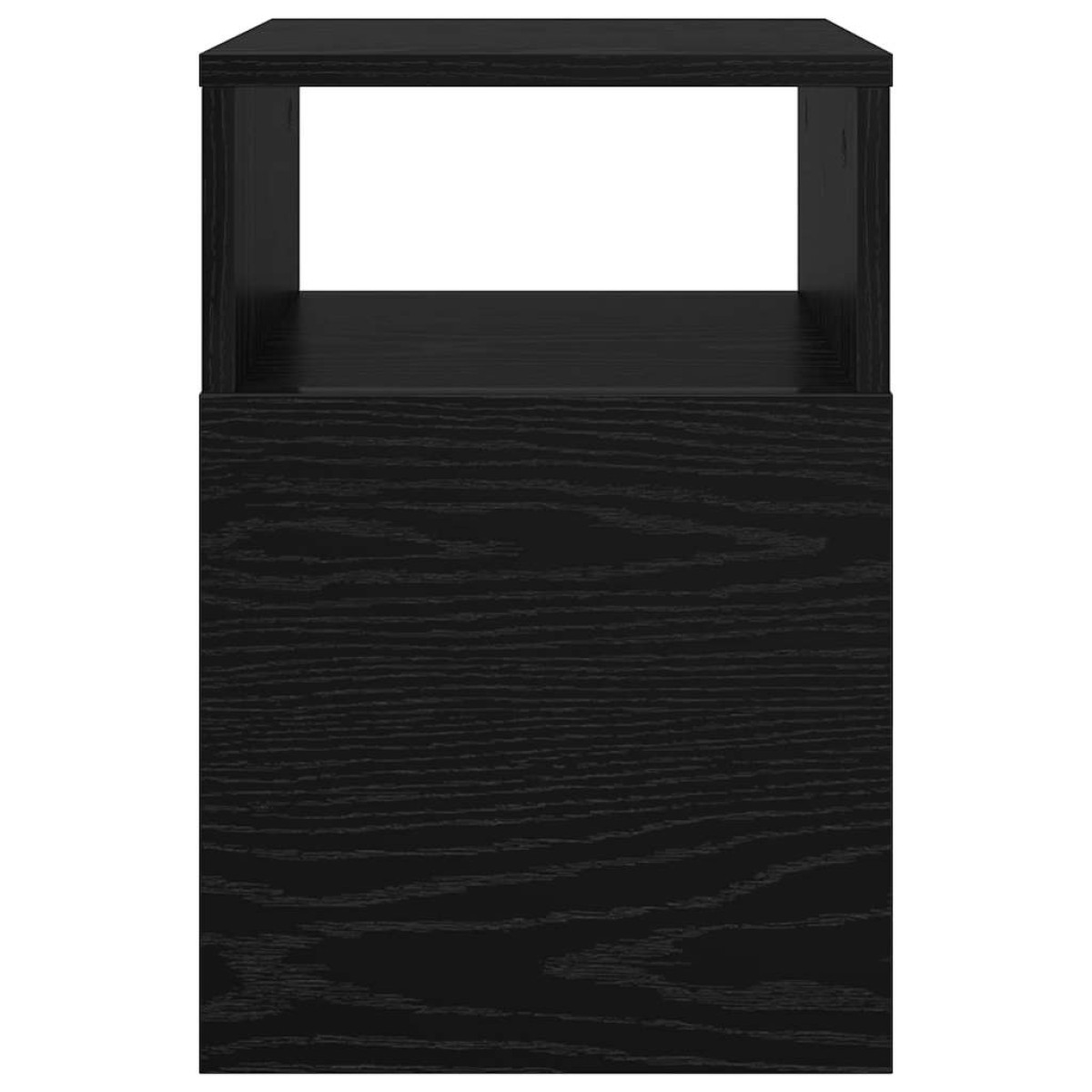 vidaXL End Table 2 τμχ. Μαύρη Οξυά 30,5 x 30 x 45 εκ