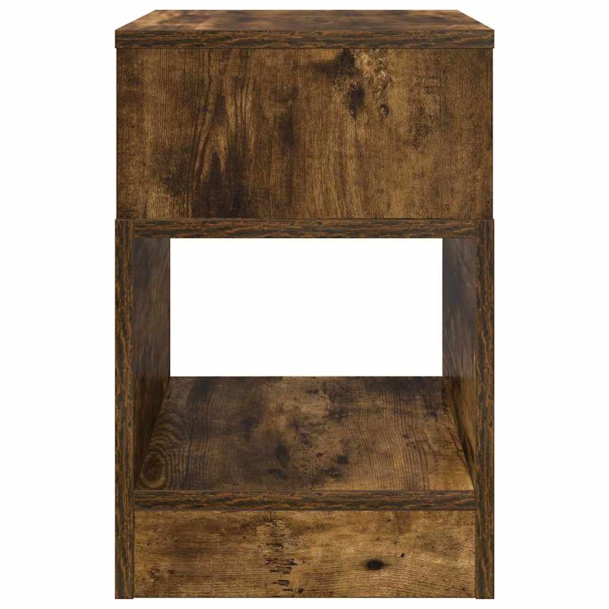 vidaXL End Table 2 τμχ. Καπνιστό Δρύς 30,5 x 30 x 45 εκ