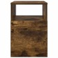 vidaXL End Table 2 τμχ. Καπνιστό Δρύς 30,5 x 30 x 45 εκ