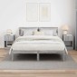 vidaXL End Table 2 τμχ. Γκρίζο Σονομα 30,5 x 30 x 45 εκ