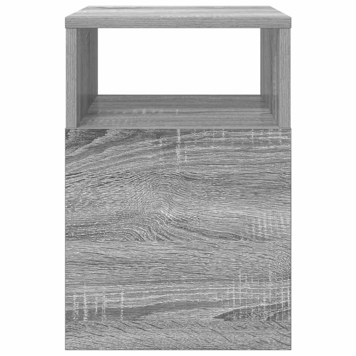 vidaXL End Table 2 τμχ. Γκρίζο Σονομα 30,5 x 30 x 45 εκ