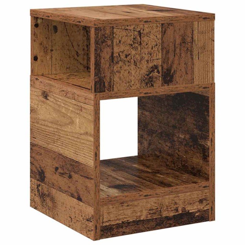 vidaXL End Table Παλιό ξύλο 30,5 x 30 x 45 εκ Επεξεργασμένο Ξύλο