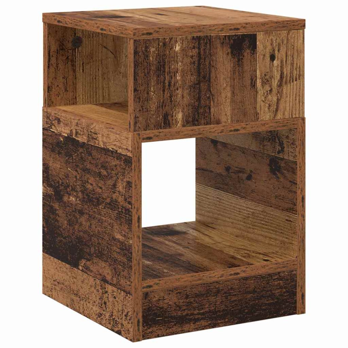 vidaXL End Table Παλιό ξύλο 30,5 x 30 x 45 εκ Επεξεργασμένο Ξύλο