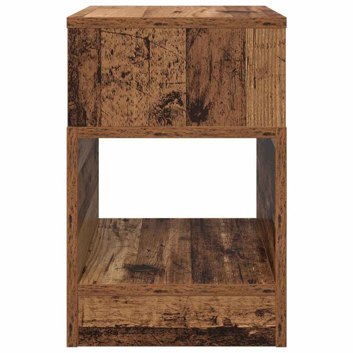 vidaXL End Table 2 τμχ. Παλιό ξύλο 30,5 x 30 x 45 εκ